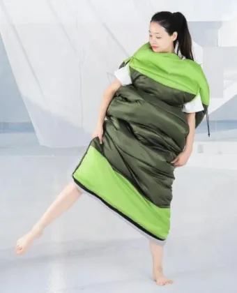 Customized Nylon Mummy Sleeping Bag for Cold Weather Mountain Camping and Hiking