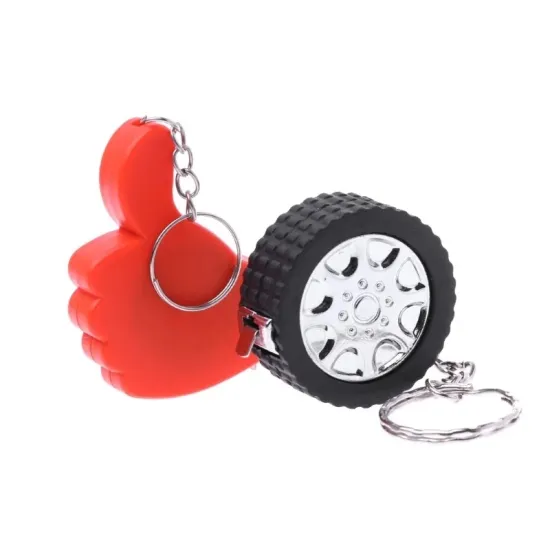 Custom Plastic Round Tires Shape Measuring Tape
