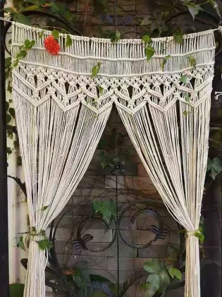 Beautiful Stout Durable Handmade Macrame Door Curtain