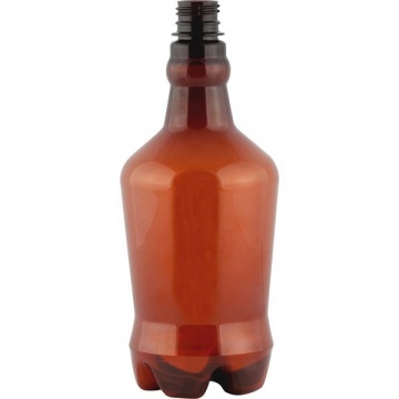 32oz Amber PET Plastic Growler Bottle with 28mm Cap - PCO-1810