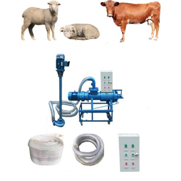 Grains and Cow Dung Processing: Screw Press Milling and Dewatering Machine
