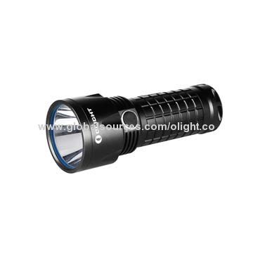 Rechargeable Flashlight, SR52, Easy to Operate Switch, Micro USB Port on Side, 1,200lm Luminous Flux