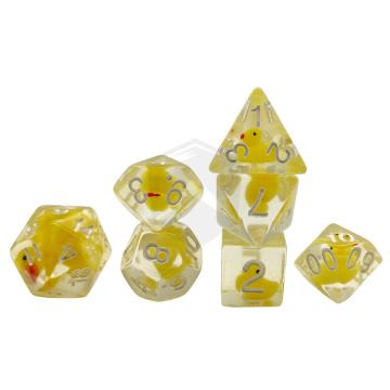 Core Core เรซินนูนเล็ก ๆ น้อย ๆ ชุดลูกเต๋า Polyhedral Polyhedral