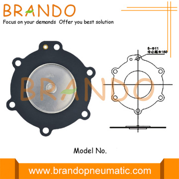 Turbo Type 2 &#39;&#39; Membrane de soupape de collecteur de poussière M50