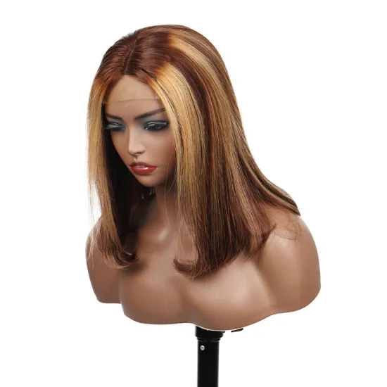 Wholesale Brazilian Hair HD Lace Front Wig With Closure Short Bob Wigs For Black Women Virgin Cuticle Aligned Human Hair Wigs
