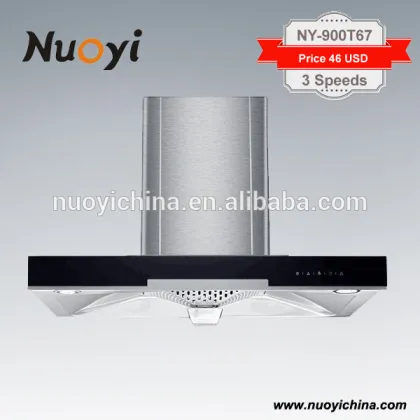 NY-900T66 Slim smoke ventilation system kitchen appliance range hoods