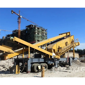Mobile Impact Crusher Station voor stenen aggregaatproductie: graniet en kalksteen verpletterende plantenprijs