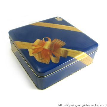 Square tin gift boxes packaging