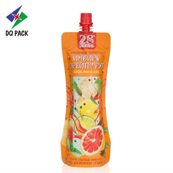 Plastic Printed Packaging For Liquid And Jelly