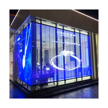 Transparent Glass LED Screen Billboard P2.5 P3.91 Outdoor Video Wall