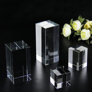High Quality K9 Optical Glass Prism Cube - Crystal Blank Solid Block Paper Weight