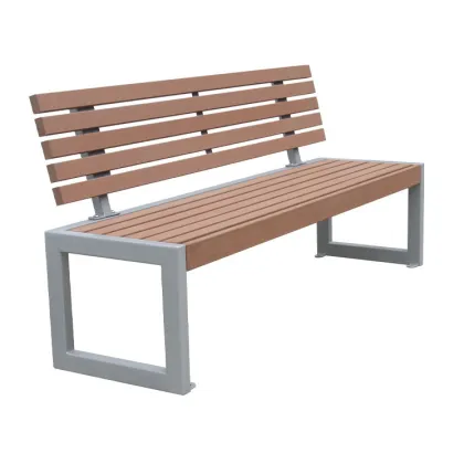 WPC Benches Rustic Recycle Plastic HDPE Outdoor Garden Patio Benches