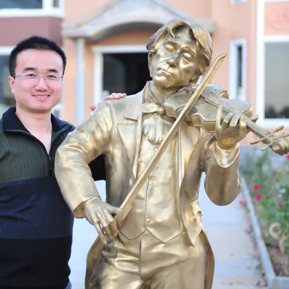 bronze foundry garden decoration bronze violin bronze sculpture