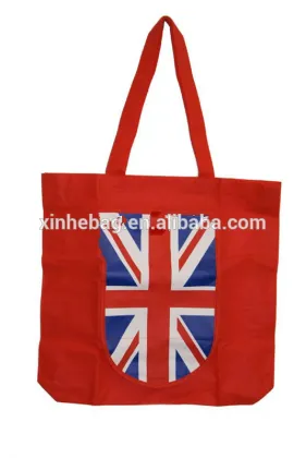 London Souvenir Folding Union Jack Bag
