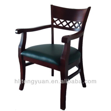 Modern Design Fashion Hot Sale Wooden Office Dining Armrest Chair