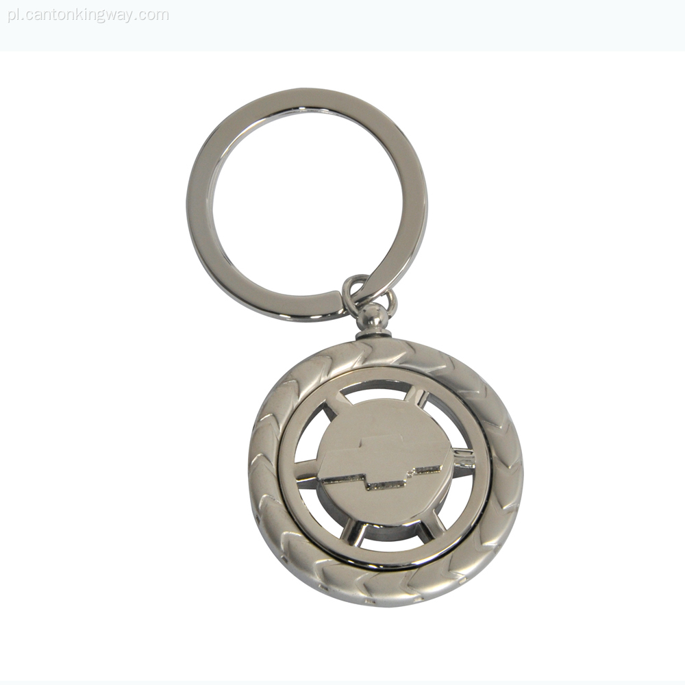 Metalowy kluczowy łańcuch z kompasem marki samochodowej
