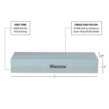 Whetstone Cutlery Two sided Whetstone Sharpening Stone