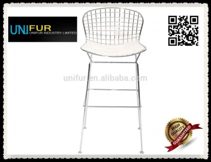 Harry Bertoia,replica PVC upholstered Wire Bar Stool