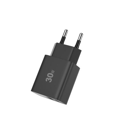 PD 30W Puerto dual USB-C Adaptador Cargador