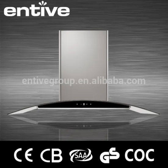 Smoke absorbing chimney range hood