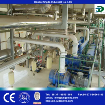 Engineers installation small biodiesel plant