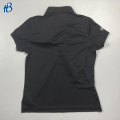 Schwarzweißer Golf Polo T -Shirt