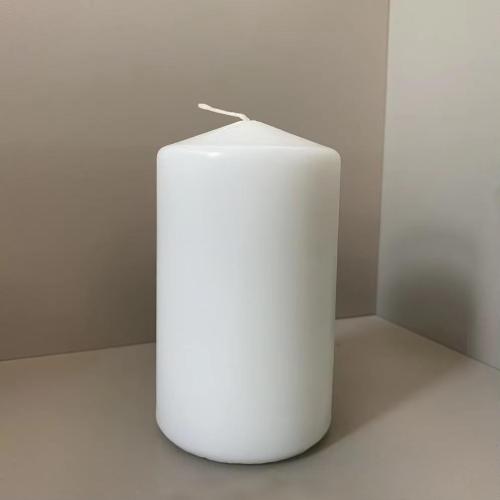 Chinese Smokeless Unscented Pillar Candles Manufacturer
