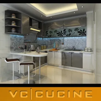 Guangzhou new modular modern products kitchen cabinet with price