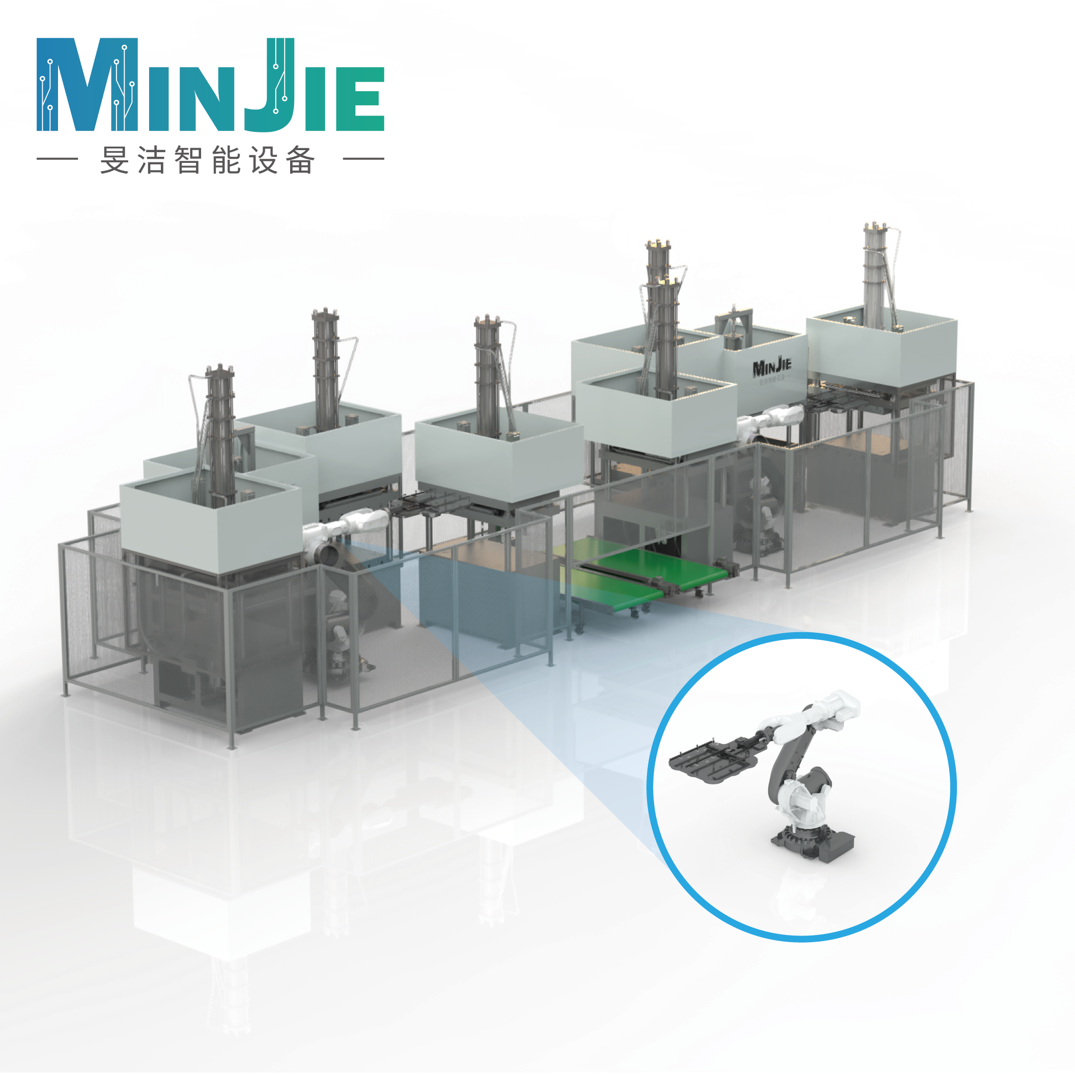 Ligne de production économique du thermoformage MJTPD-20D