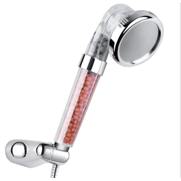 Healthy Negative Ion SPA Filtered Adjustable Rainfall Shower Head with stop button Three Shower Mode