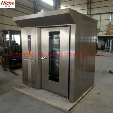 Commercial Bakery Equipment Bread Machine 16 Trays Diesel Rotary Rack Oven
