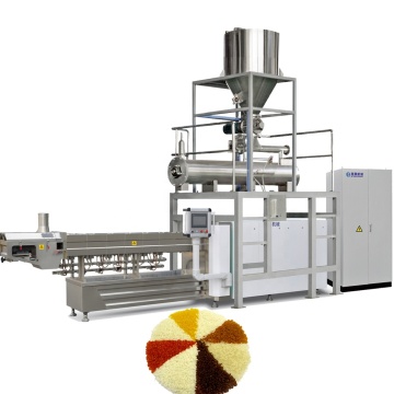 Riso fortificato artificiale per estrusore a vite gemella per la macchina per puffer di riso