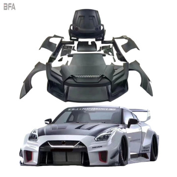 Nissan GTR R35 LB Wide-Body Bumper Upgrade Kit