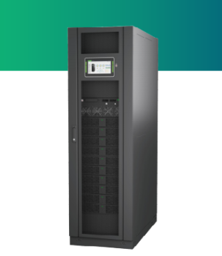 高信頼性 25 ～ 300kVA モジュラー UPS、2U 30kW 超高電力密度、長期バックアップ用のオプションの 30A 充電器モジュール
