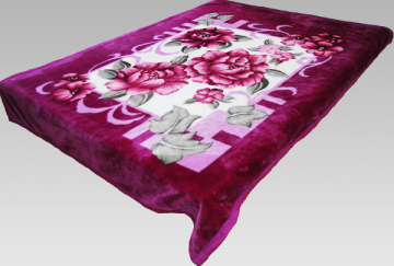 100% Polyester Mink Raschel Korean Blanket