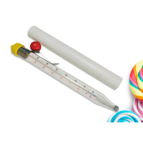 goede prijs glazen melkthermometer rode vloeibare suikerthermometer