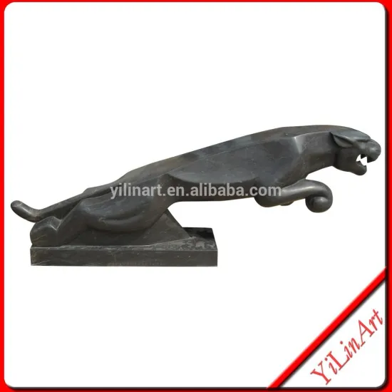 Garden Animal Sculpture Antique Stone Marble Leopard Statue