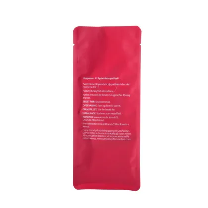 Gusseted Heat-Sealable Ziplock Plastic Coffee Bags For Business