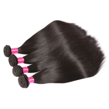 Free Sample 10A Grade Raw Virgin Unprocessed Straight Hair Bundles 100% Mink Brazilian Human Hair
