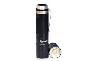 800lm 3.7v Cree rechargeable led torch , super power black