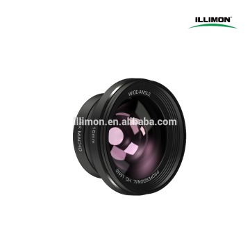 mobile lens PM-16 2 in1 wide angle lens and 15x macro lens