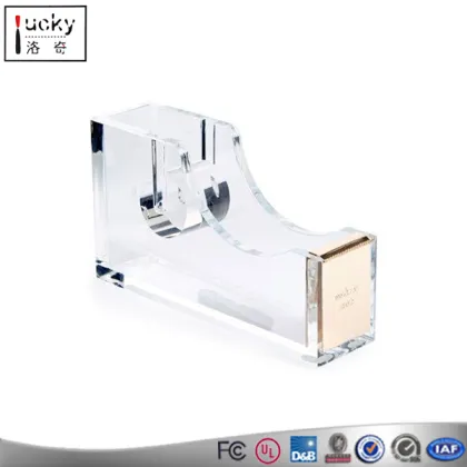 Clear Acrylic Tape Dispenser,Strike Gold Tape Dispenser