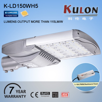 Flexible installation waterproof 115lm/w 150w Street Lights