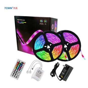 12V RGB 5050 LED Strip Lights for Christmas Party, Wedding, Holiday Decorations & Bedroom