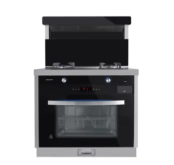 Kitchen Integrated Gas Stove With Automatic Disinfection