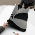 Car Imitation Fake Sunroof Sticker Black Glossy Wrap Roof Vinyl Film DIY