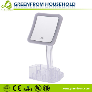 Hotel Illuminated Desktop Cosmetic Mirror