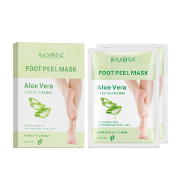 High Quality Organic Aloe Vera Foot Exfoliating Peeling Foot Mask