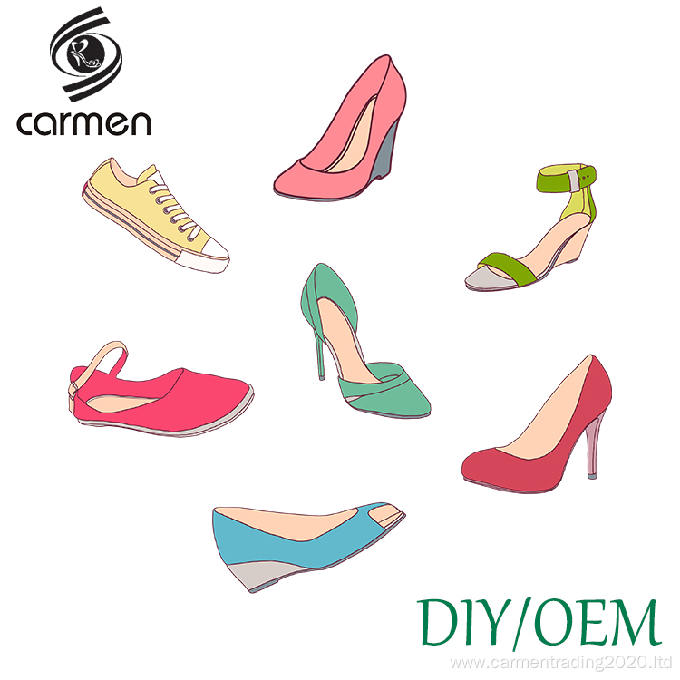 Oem/odm women's shoes 3d printing high heels office