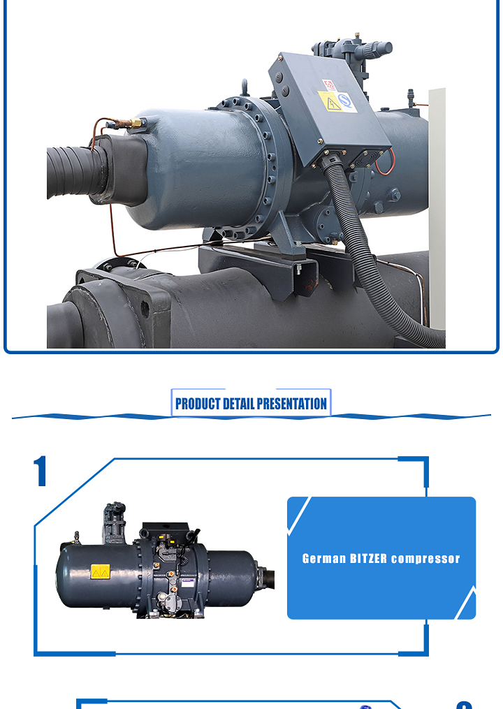 Water cooled screw twin head chiller (3)